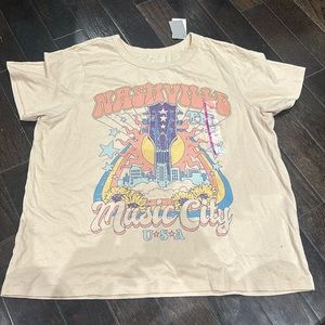 NWT Zoe + Liv “Nashville” t-shirt XXL
